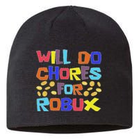 Noob And Professional Gamer Will Do Chores For Robux Sustainable Beanie