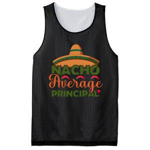 Nacho Average Principal Administrator Director Cinco De Mayo Gift Mesh Reversible Basketball Jersey Tank