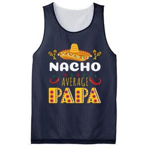 Nacho Average Papa Apparels Cinco De Mayo Mexican Fiesta Mesh Reversible Basketball Jersey Tank