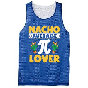 Nacho Average Pi Lover Math Teacher Mathematician Pi Day Gift Mesh Reversible Basketball Jersey Tank