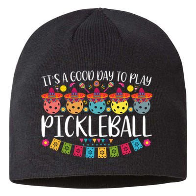 Nacho Average Pickleball Player Sustainable Beanie