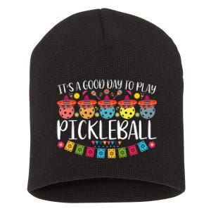 Nacho Average Pickleball Player Short Acrylic Beanie