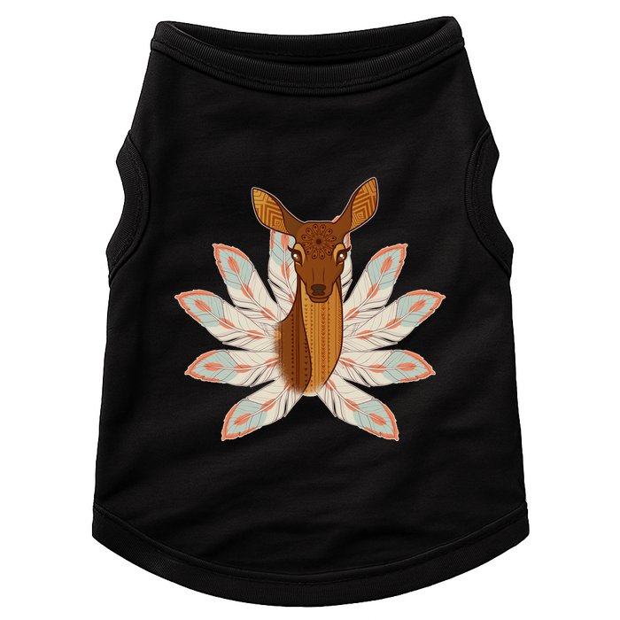 Native American Pattern Totem Deer Doggie Tank