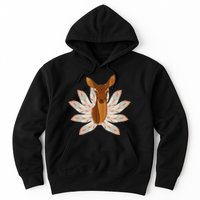 Native American Pattern Totem Deer Hoodie
