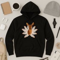 Native American Pattern Totem Deer Hoodie