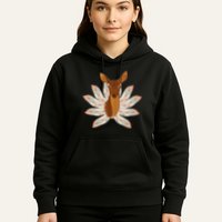 Native American Pattern Totem Deer Hoodie