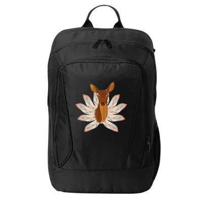 Native American Pattern Totem Deer City Backpack