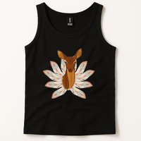 Native American Pattern Totem Deer Tank Top