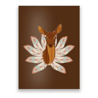 Native American Pattern Totem Deer Poster
