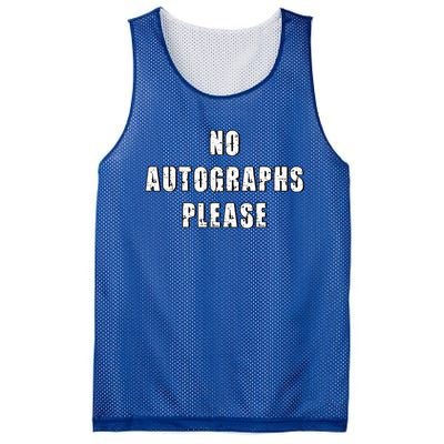 No Autographs Please Mesh Reversible Basketball Jersey Tank