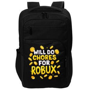 Noob And Professional Gamer Will Do Chores For Robux Impact Tech Backpack