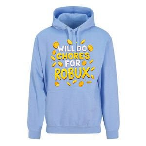 Noob And Professional Gamer Will Do Chores For Robux Unisex Surf Hoodie