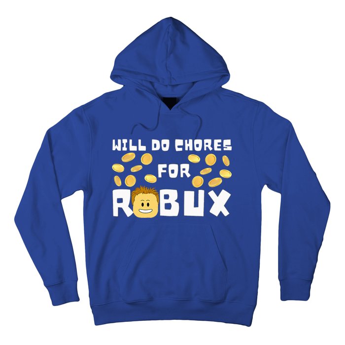 Noob And Professional Gamer Will Do Chores For Robux Hoodie