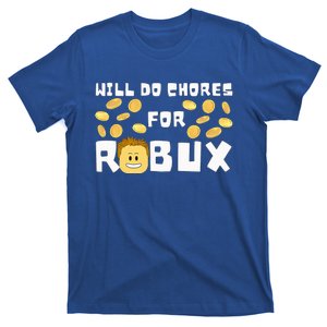 Noob And Professional Gamer Will Do Chores For Robux T-Shirt