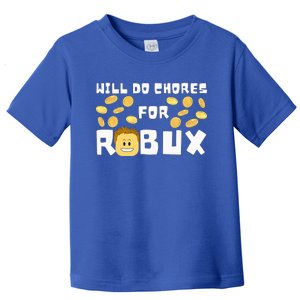 Noob And Professional Gamer Will Do Chores For Robux Toddler T-Shirt