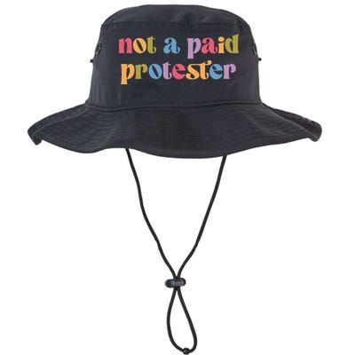 Not A Paid Protester Resist Political Protest Against Trump Bucket Hat