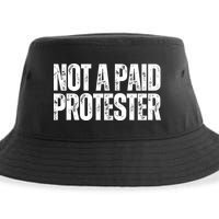 Not A Paid Protester Sustainable Bucket Hat