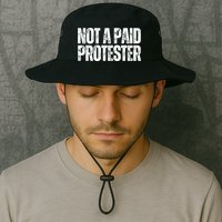 Not A Paid Protester Bucket Hat