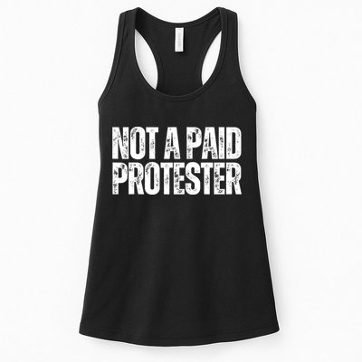 Not A Paid Protester Womens Tank Top