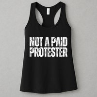 Not A Paid Protester Womens Tank Top