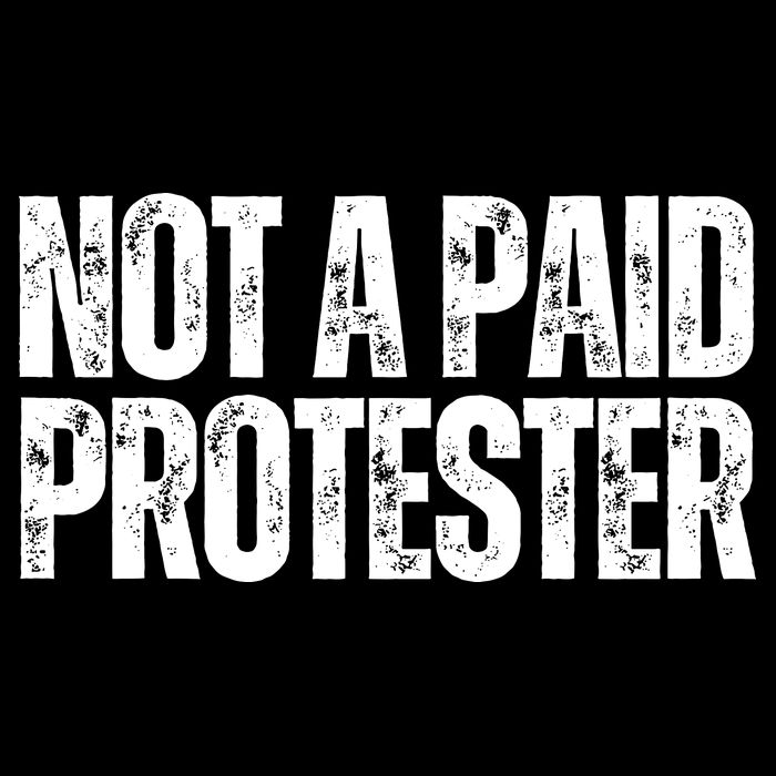 Not A Paid Protester Baby Bodysuit