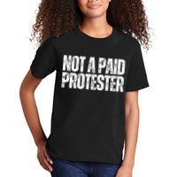Not A Paid Protester Kids T-Shirt