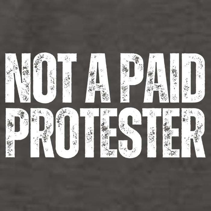 Not A Paid Protester Vector Backpack