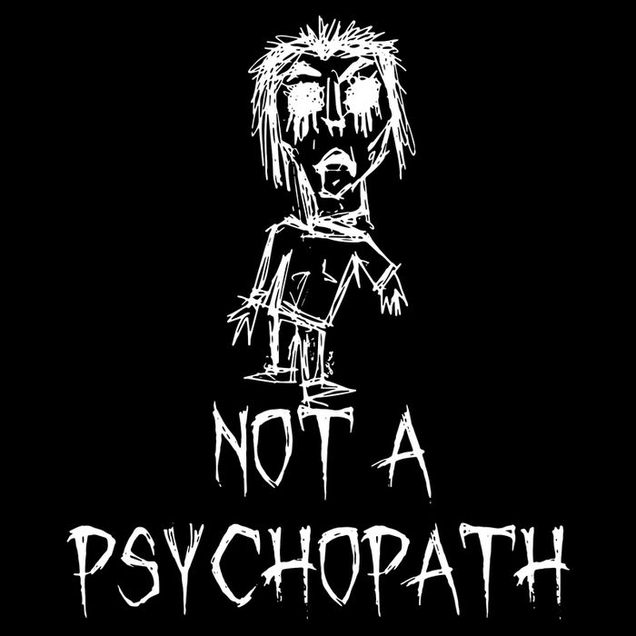 Not A Psychopath Halloween Costume Word Design 16 in Basic Backpack