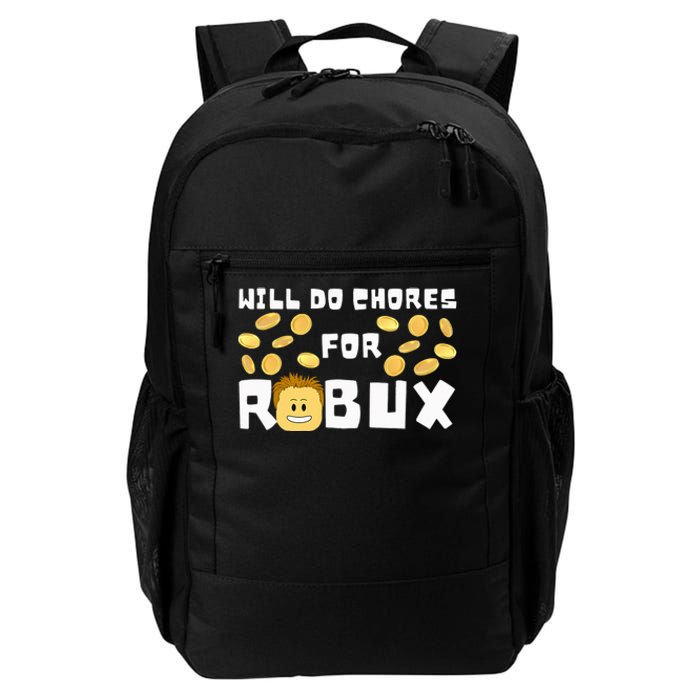 Noob And Professional Gamer Will Do Chores For Robux Daily Commute Backpack