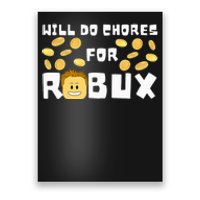 Noob And Professional Gamer Will Do Chores For Robux Poster