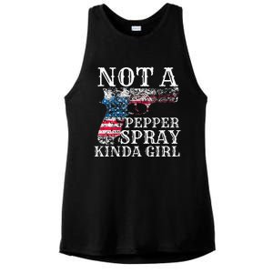 Not A Pepper Spray Kind Of Girl For Concealed Carry Ladies PosiCharge Tri-Blend Wicking Tank