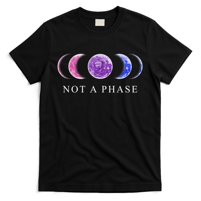 Not A Phase Moon Phases LGBT Pride T-Shirt