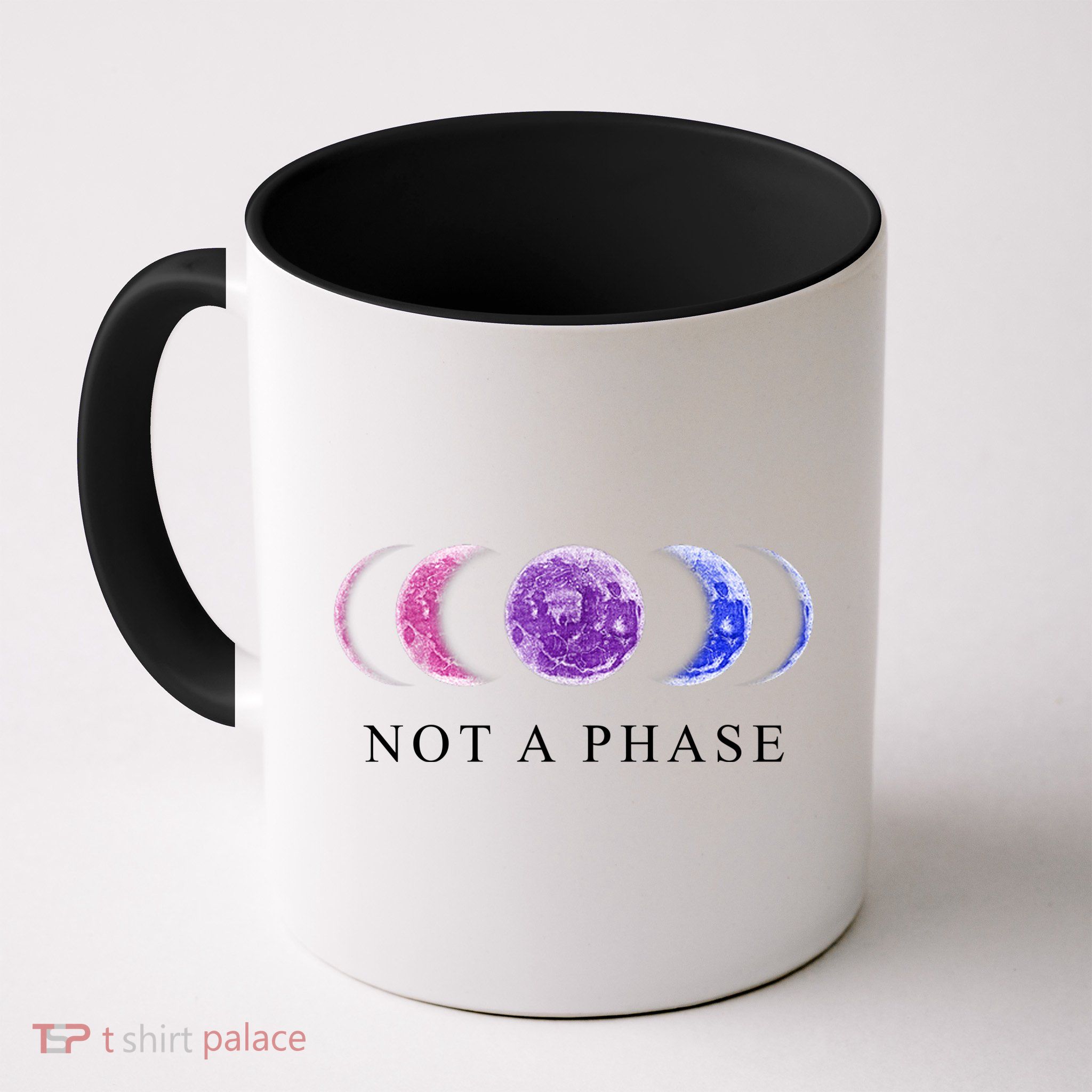 Not A Phase Moon Phases LGBT Pride Mug