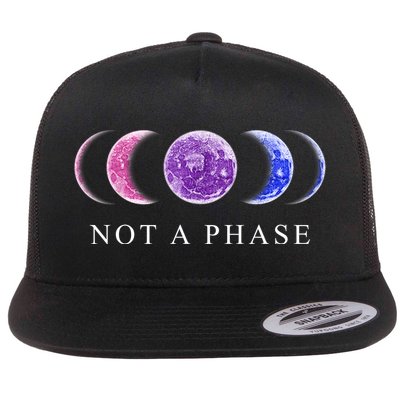 Not A Phase Moon Phases LGBT Pride Flatbill Hat