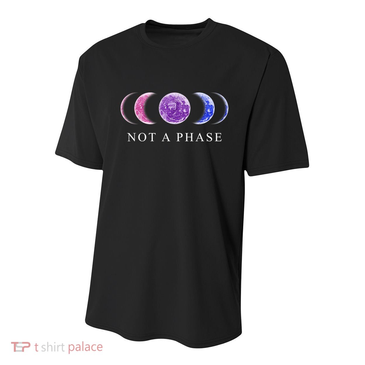 Not A Phase Moon Phases LGBT Pride Youth Performance Sprint T-Shirt