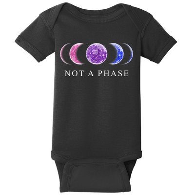 Not A Phase Moon Phases LGBT Pride Baby Bodysuit