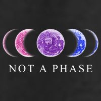 Not A Phase Moon Phases LGBT Pride Trucker Hat