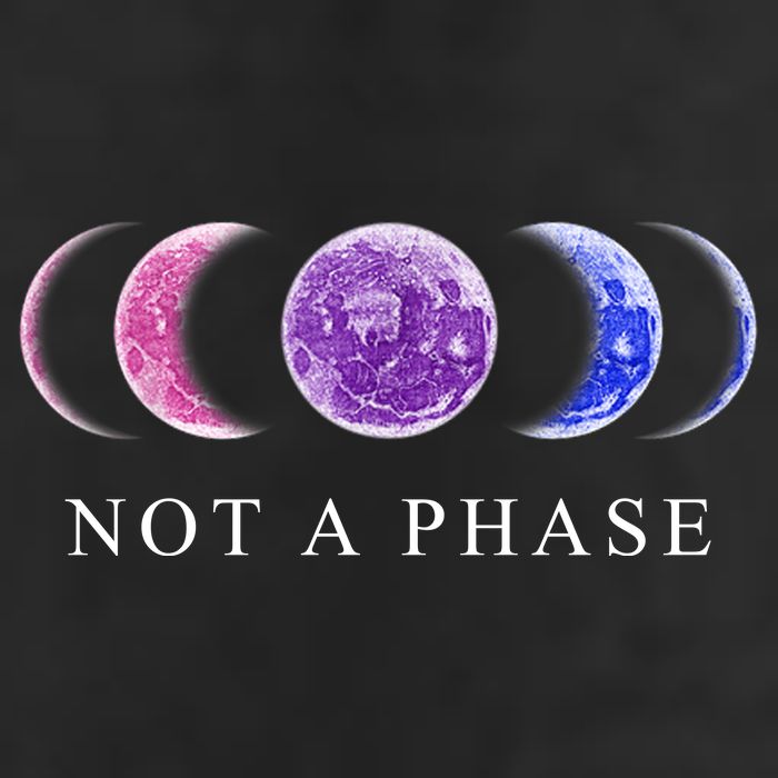 Not A Phase Moon Phases LGBT Pride Trucker Hat