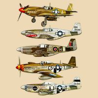 North American P51 Mustang WW2 Fighter Bag