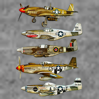 North American P51 Mustang WW2 Fighter Tall Sweatshirt