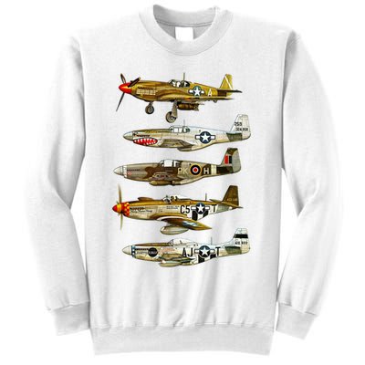 North American P51 Mustang WW2 Fighter Sweatshirt