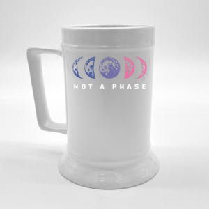 Not A Phase Bisexual Bisexual Pride Gift Beer Stein