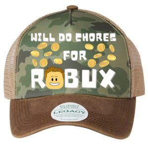 Noob And Professional Gamer Will Do Chores For Robux Gift Legacy Tie Dye Trucker Hat