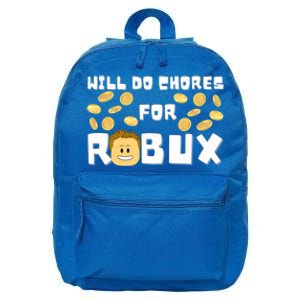 Noob And Professional Gamer Will Do Chores For Robux Gift 16 in Basic Backpack