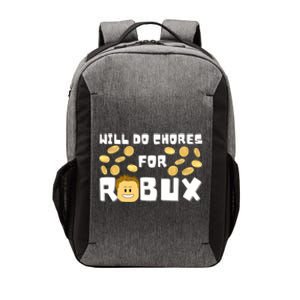 Noob And Professional Gamer Will Do Chores For Robux Gift Vector Backpack