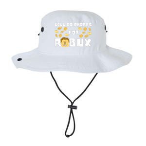 Noob And Professional Gamer Will Do Chores For Robux Gift Legacy Cool Fit Booney Bucket Hat