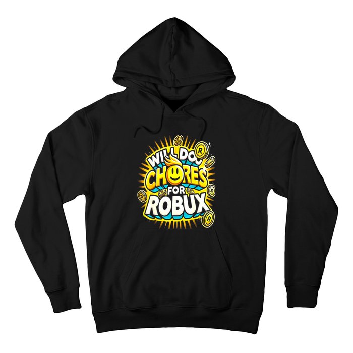 Noob And Professional Gamer Will Do Chores Hoodie