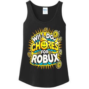 Noob And Professional Gamer Will Do Chores Ladies Essential Tank