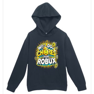 Noob And Professional Gamer Will Do Chores Urban Pullover Hoodie