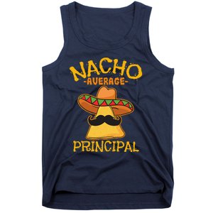 Nacho Average Principal Administrator Director Cinco De Mayo Tank Top